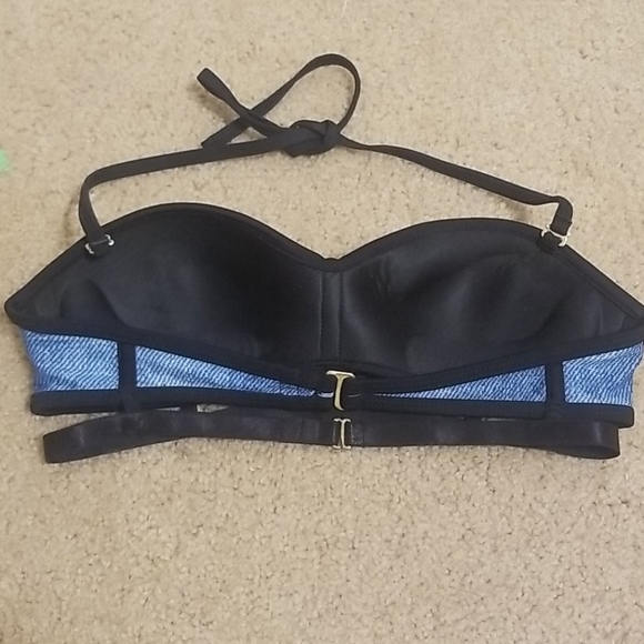 C3-OP.  Size small. Womens swim top blue and black - Picture 2 of 2